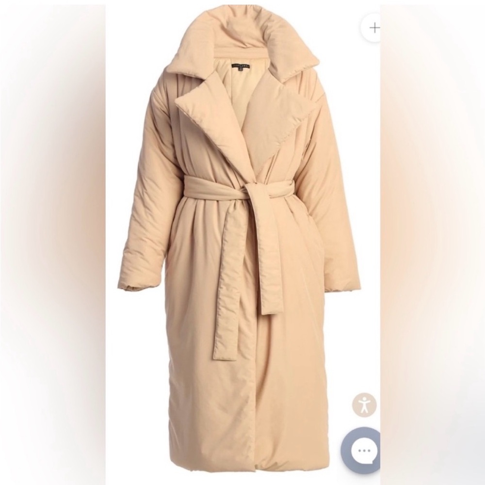 NWNT JLUXLABEL Tan Puffer Trenchcoat